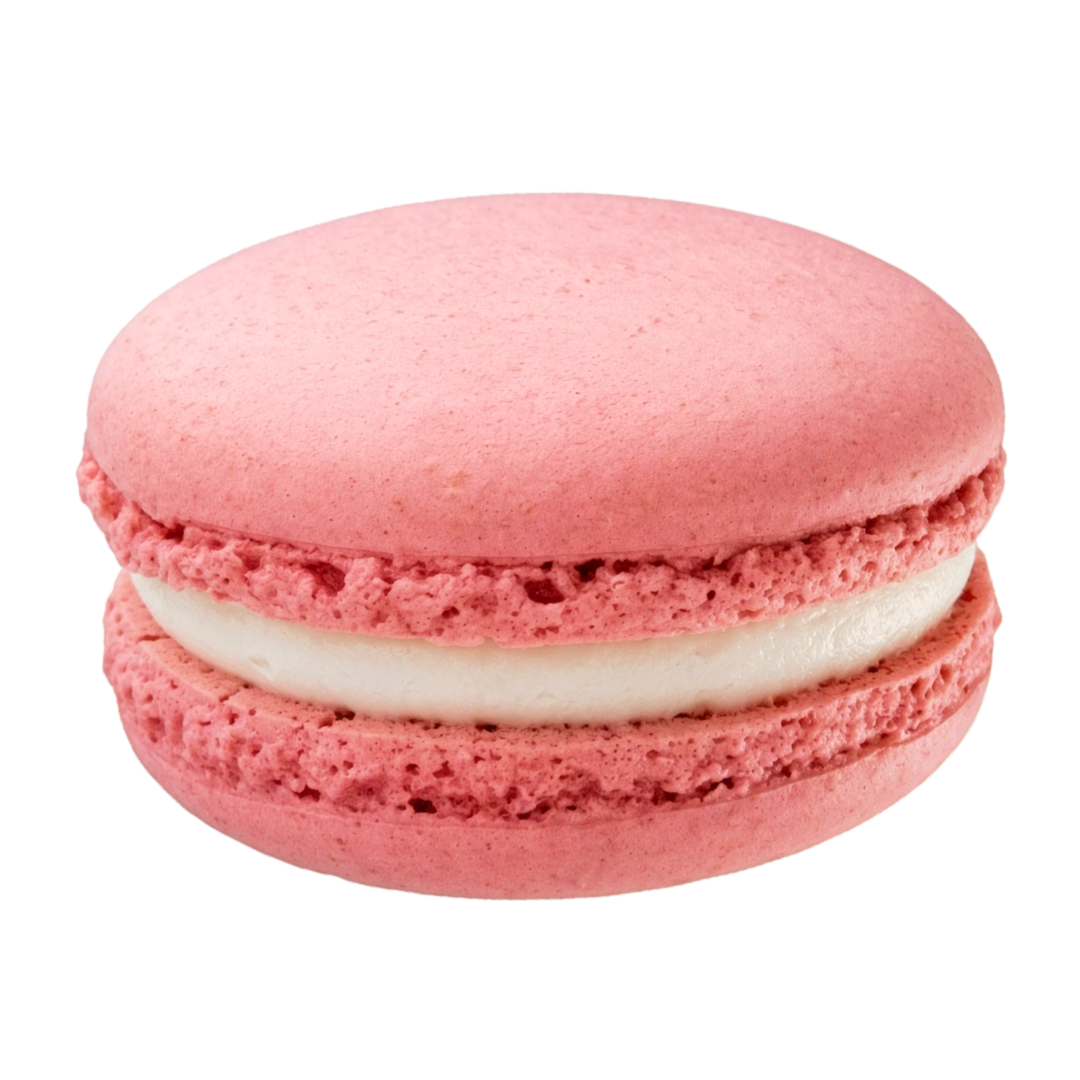 Pink Macaron transparent PNG sticker