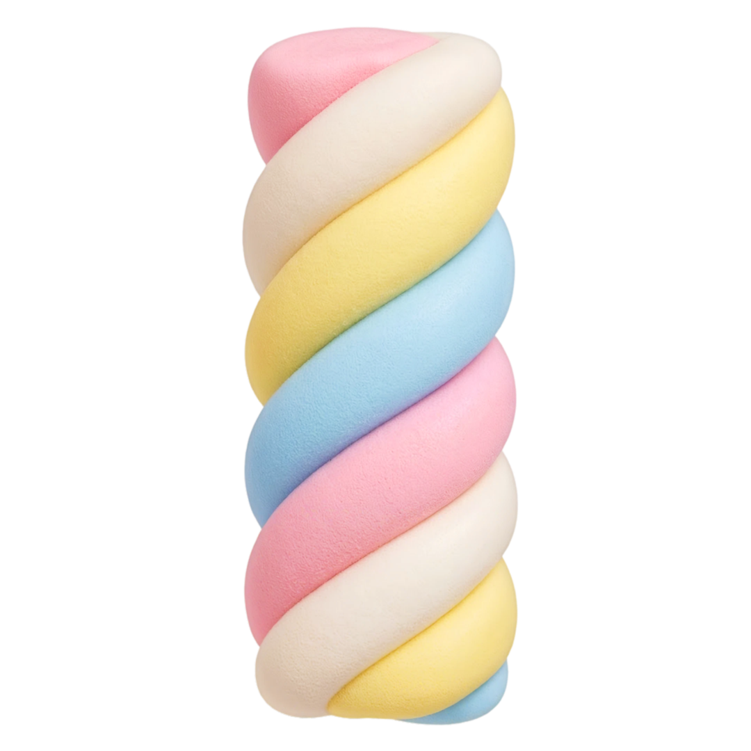 Twisted Marshmallow transparent PNG sticker