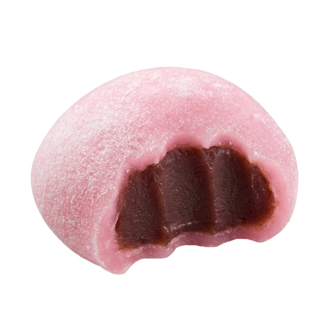 Pink Mochi Daifuku transparent PNG sticker