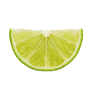 Lime Wedge transparent PNG sticker