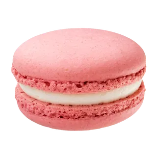 Pink Macaron transparent PNG sticker