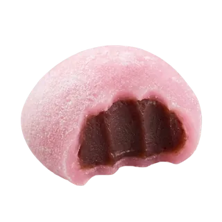 Pink Mochi Daifuku transparent PNG sticker